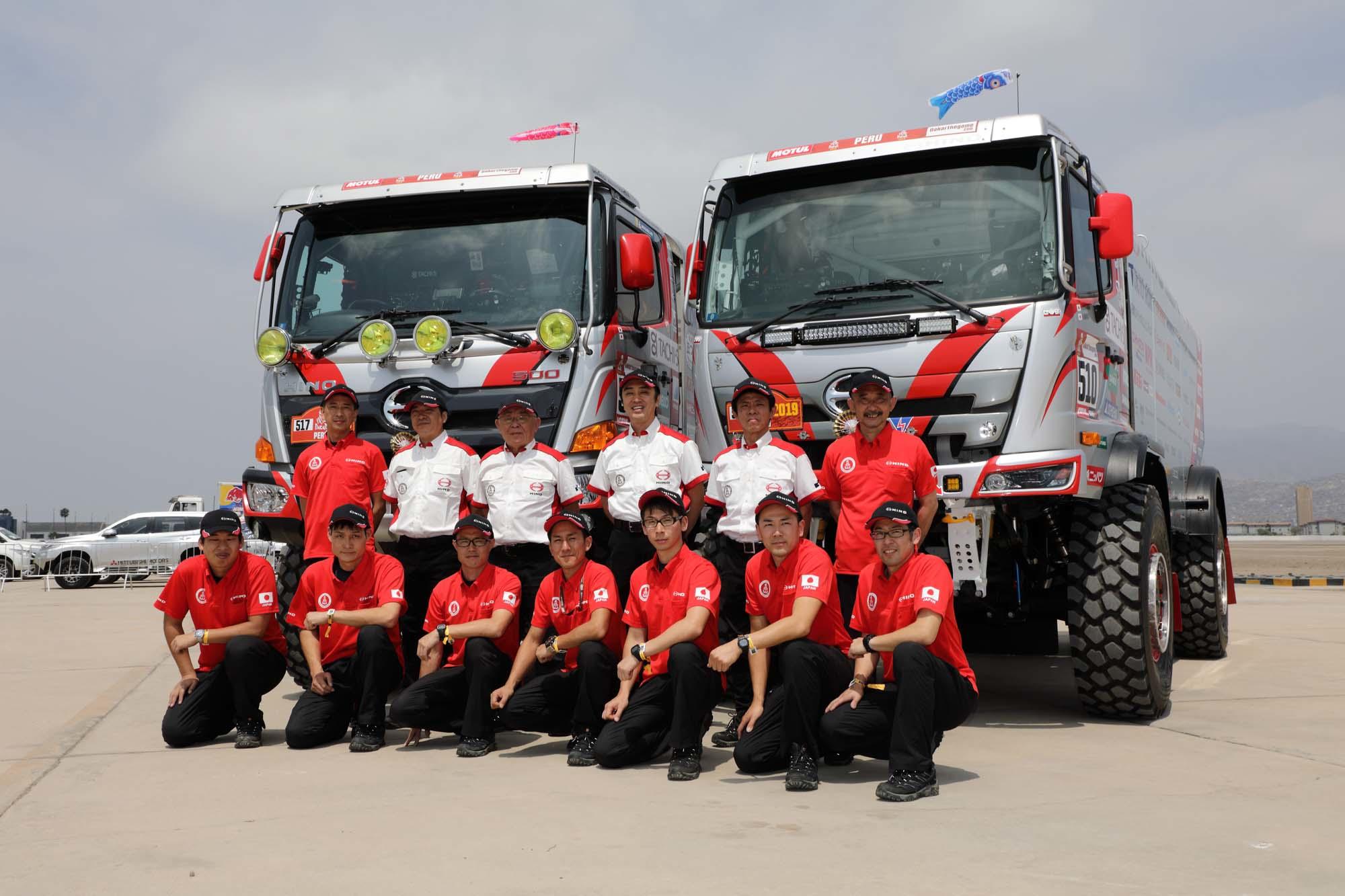 Команда HINO на ралли Дакар 2019